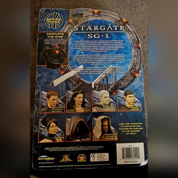 VIntage STARGATE SG-1 Diamond Select Toys ORI PRIOR Series 3 6.5” Action Figure. - Picture 2 of 3